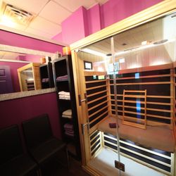 Planet Beach Spray & Spa - Infrared Sauna, 20-40 minute sessions - Netflix in here too!