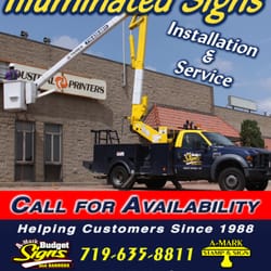 Budget Signs & Banners - Illuminated Sign Service