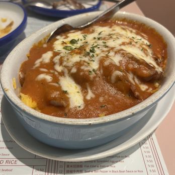 Kong Sihk Tong - Chicken baked rice with tomato sauce - Hong Kong Style Cafe Near Me - Flushing, New York