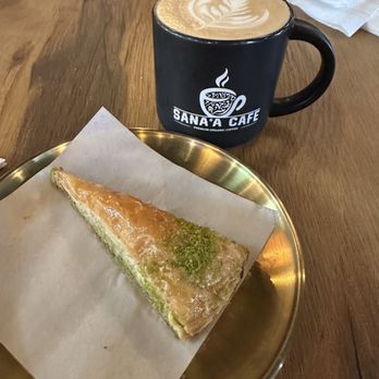 Sana'a Cafe - Baklava and Rose Latte - Coffee & Tea Near Me - Elk Grove, California Sana'a Cafe - Baklava and Rose Latte - Coffee & Tea Near Me - Elk Grove, California