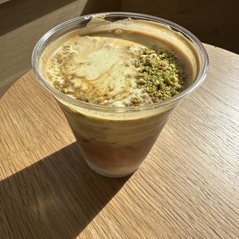 Goodthing Coffee - Pistachio Einspanner - Coffee & Tea Near Me - Burlingame, California Goodthing Coffee - Pistachio Einspanner - Coffee & Tea Near Me - Burlingame, California