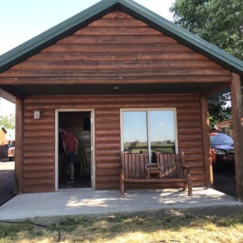 Frontier Cabins - Look at the window for the reflection of your view - Guest Houses Near Me - Wall, South Dakota