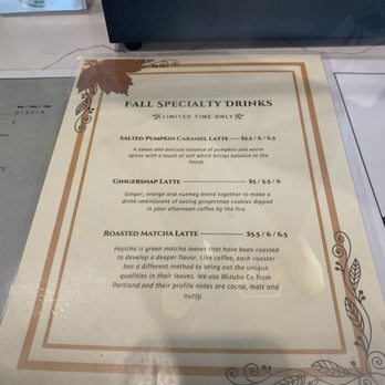 Boon Boona Coffee - Fall Specialty Drink October 2021 - Coffee Roasteries Near Me - Renton, Washington