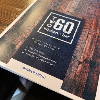 TWO60 Kitchen + Bar - Looking promising! - New American Near Me - Fairfield, California TWO60 Kitchen + Bar - Looking promising! - New American Near Me - Fairfield, California