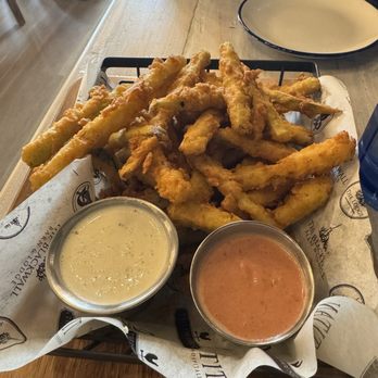 The Farmhouse Middletown - Fried Zucchini sticks !!! Great - Breakfast & Brunch Near Me - Middletown, Delaware The Farmhouse Middletown - Fried Zucchini sticks !!! Great - Breakfast & Brunch Near Me - Middletown, Delaware