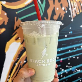 Black Rock Coffee Bar - Iced Matcha Latte.. - Coffee & Tea Near Me - Houston, Texas