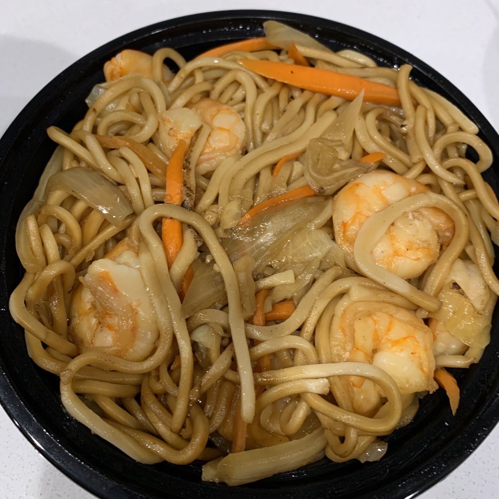 Uncle Henry - Shrimp Lo Mein - Asian Fusion Near Me - Denver, Colorado Uncle Henry - Shrimp Lo Mein - Asian Fusion Near Me - Denver, Colorado