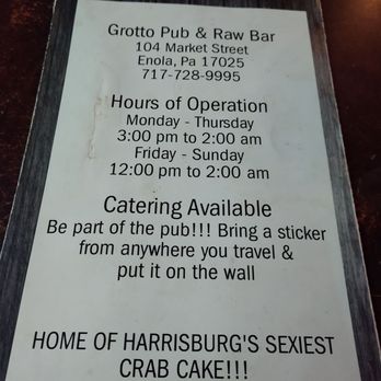 Grotto Pub - American Near Me - Enola, Pennsylvania Grotto Pub - American Near Me - Enola, Pennsylvania