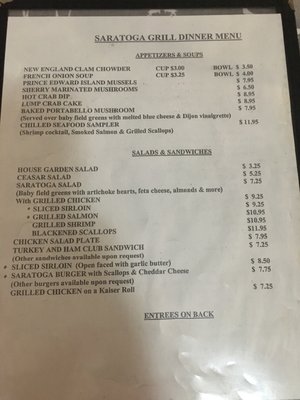 Menu photo 5 Saratoga Grill Hillsborough, NC Menu photo 5 Saratoga Grill Hillsborough, NC