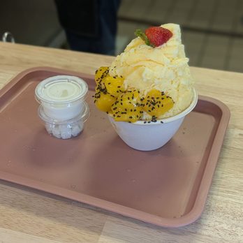 Korean Ice Co. - Mango sticky ice - Shaved Ice Near Me - Los Angeles, California Korean Ice Co. - Mango sticky ice - Shaved Ice Near Me - Los Angeles, California