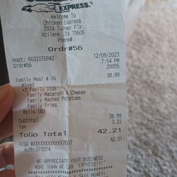 Chicken Express - American Near Me - Abilene, Texas