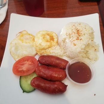 D'Pinoy Joint - Longsilog with over hard eggs. - Filipino Near Me - Las Vegas, Nevada