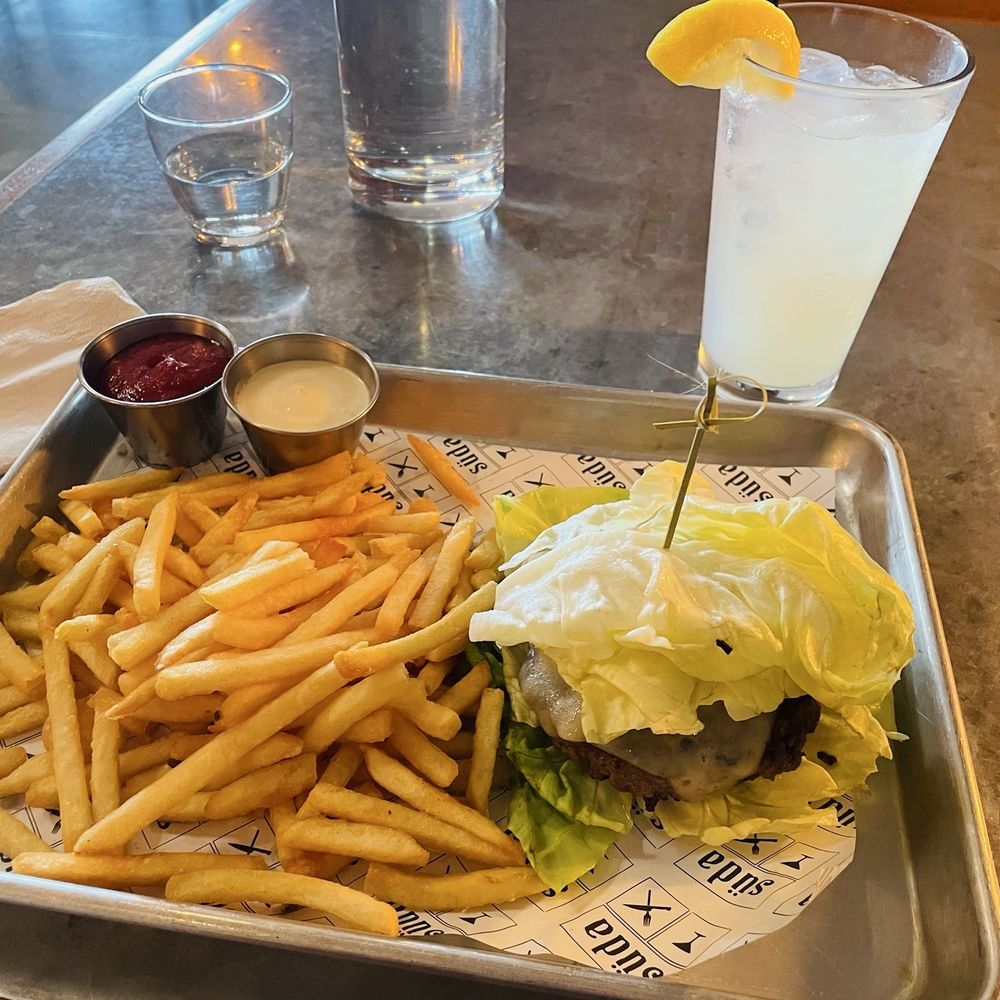 Suda - Süda burger (lettuce wrapped) - New American Near Me - Santa Cruz, California Suda - Süda burger (lettuce wrapped) - New American Near Me - Santa Cruz, California