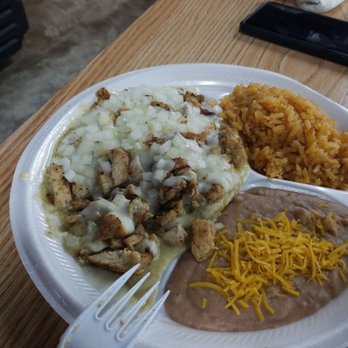 La Rancherita No 2 - Green enchiladas look good. - Mexican Near Me - Midkiff, Texas La Rancherita No 2 - Green enchiladas look good. - Mexican Near Me - Midkiff, Texas
