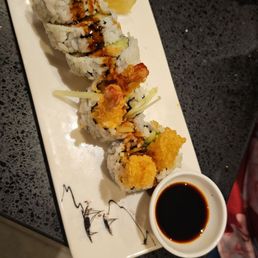 Shrimp tempora roll. Shrimp tempora roll.