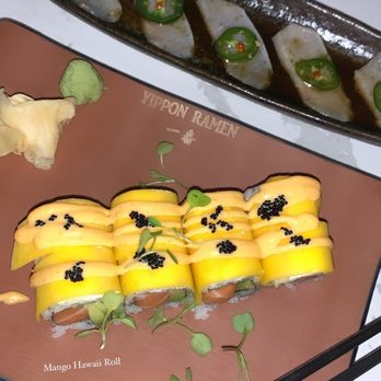 Yippon Ramen - Mango Hawaii Roll - Sushi Bars Near Me - San Antonio, Texas Yippon Ramen - Mango Hawaii Roll - Sushi Bars Near Me - San Antonio, Texas