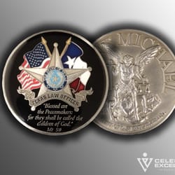 Celebrate Excellence - Texas Law Enforcement coins! $10 each or 3 for $25. Call us at 1-800-662-8283 today!