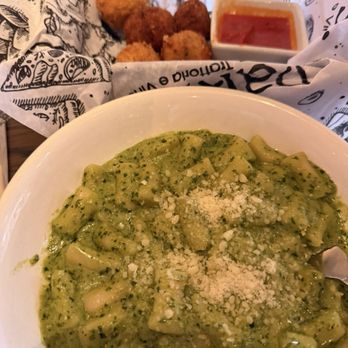 Parisi - Arancini and pesto pasta - Italian Near Me - Denver, Colorado