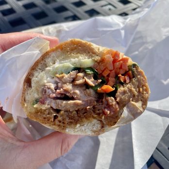 Sesame Sandwiches - Sticky Pork Bahn Mi - Sandwiches Near Me - Denver, Colorado Sesame Sandwiches - Sticky Pork Bahn Mi - Sandwiches Near Me - Denver, Colorado