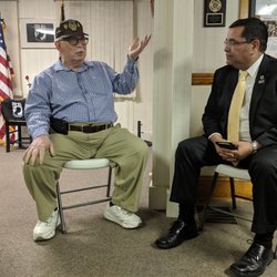 VFW Post 483 - Republican congressional candidate Steve Negrón stops by Post #483 to meet with fellow vets, VFW Roundtable.