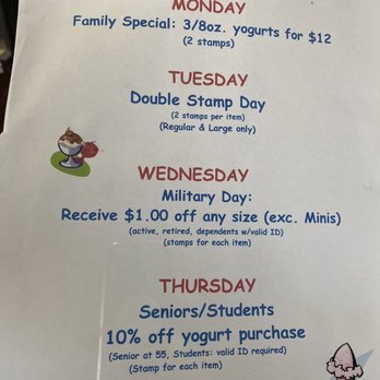 Golden Spoon - Specials - Ice Cream & Frozen Yogurt Near Me - San Diego, California Golden Spoon - Specials - Ice Cream & Frozen Yogurt Near Me - San Diego, California