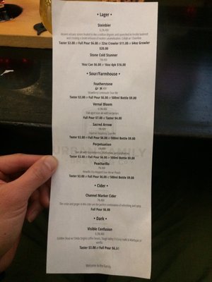 Menu photo 5 Urban Family Brewing Seattle, WA Menu photo 5 Urban Family Brewing Seattle, WA