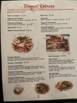 Menu photo 3 Bella Cucina Italian Family Restaurant Sun City Center, FL