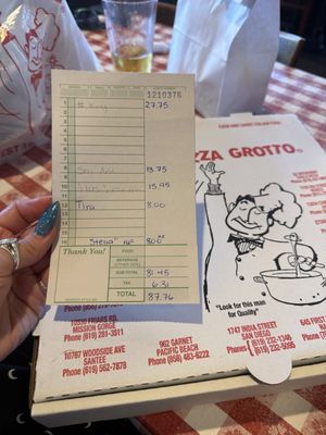 Menu photo 2 Filippi's Pizza Grotto Poway Poway, CA Menu photo 2 Filippi's Pizza Grotto Poway Poway, CA