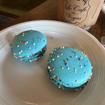 Le Cafe Du Val - Birthday cake macaron - Cafes Near Me - Henderson, Nevada Le Cafe Du Val - Birthday cake macaron - Cafes Near Me - Henderson, Nevada