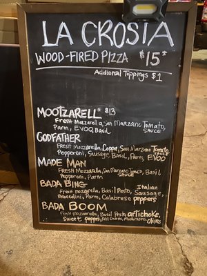Menu photo 8 La Crosta Wood Fired Pizza Whittier, CA