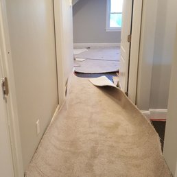 This is how it was left for over 3 days after we were told it would be completed in a day.