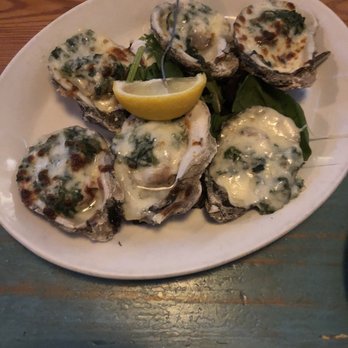 The Magic Oyster - Oysters Rockefeller.. great - Seafood Near Me - Jensen Beach, Florida