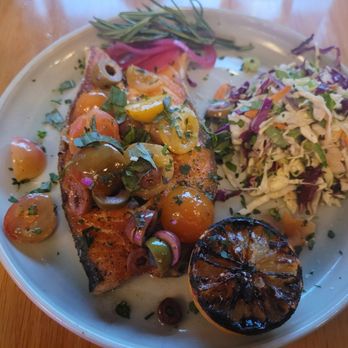 Outpost Kitchen - Salmon dinner - Breakfast & Brunch Near Me - Costa Mesa, California Outpost Kitchen - Salmon dinner - Breakfast & Brunch Near Me - Costa Mesa, California