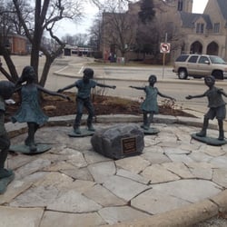 Jewett Park - Statue out in front
