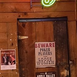 The Blue Moose Tavern - A cool poster on wall