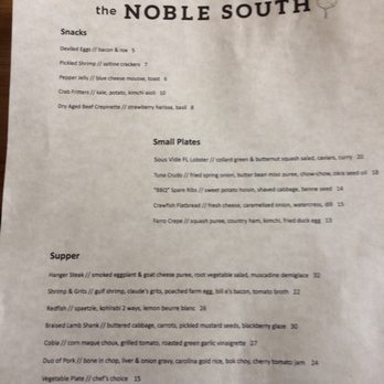 The Noble South - New American Near Me - Mobile, Alabama The Noble South - New American Near Me - Mobile, Alabama