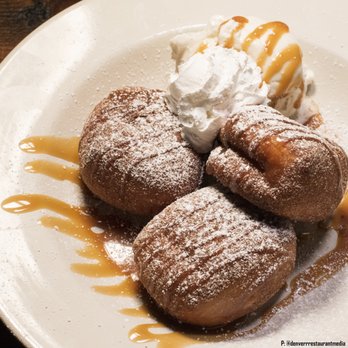 Smokin' Dave's BBQ - hree doughnuts with ice cream and caramel sauce - Barbeque Near Me - Denver, Colorado Smokin' Dave's BBQ - hree doughnuts with ice cream and caramel sauce - Barbeque Near Me - Denver, Colorado