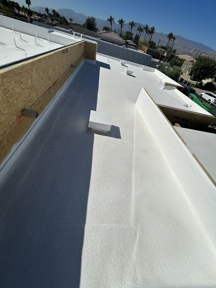 Slide of Valley Urethane Foam Roofing