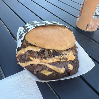 SHMASH’D Burgers - Double smash burger - add caramelized onions - Pop-Up Restaurants Near Me - Belmont, California