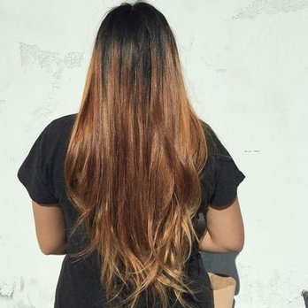 AmbieStyles - The first step in the journey to blonde: balayage. - Hair Stylists Near Me - Burbank, California