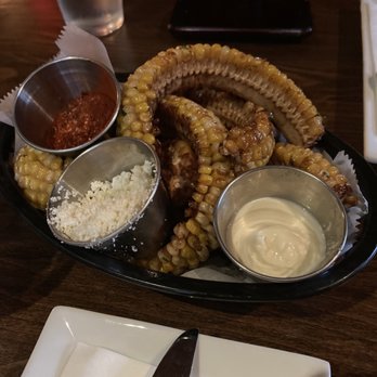 Palo Tapas Bar - Corn Ribs - the aioli sauce was creamy and delicious - Tapas Bars Near Me - Providence, Rhode Island