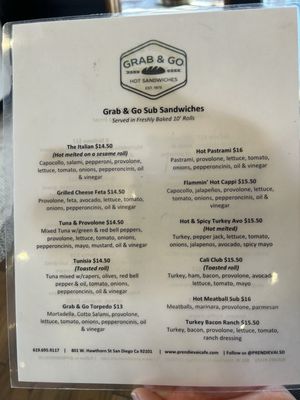 Menu photo 2 Prendi E Vai San Diego, CA