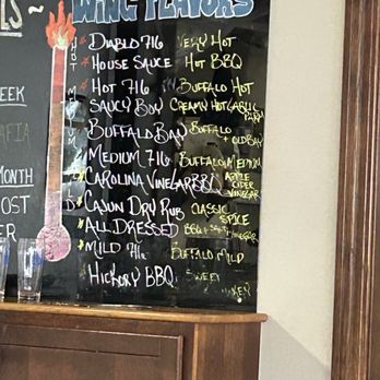 Belt Line Brewery & Kitchen - Flavor choices for your wings - Brewpubs Near Me - Buffalo, New York