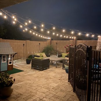 Blue State Electric - Cafe lights - Electricians Near Me - Chandler, Arizona