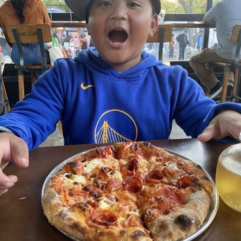 Fieldwork Brewing - Kids' pepperoni pizza for my son. - Pizza Near Me - San Leandro, California