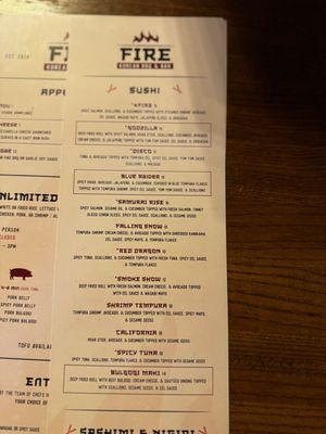 Menu photo 1 Fire Korean BBQ & Bar Murfreesboro, TN Menu photo 1 Fire Korean BBQ & Bar Murfreesboro, TN