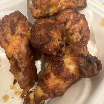 Slice Pizza & Krunchy Chicken - Hot wings - this is half portion, started eating before photos - Pizza Near Me - San Leandro, California Slice Pizza & Krunchy Chicken - Hot wings - this is half portion, started eating before photos - Pizza Near Me - San Leandro, California