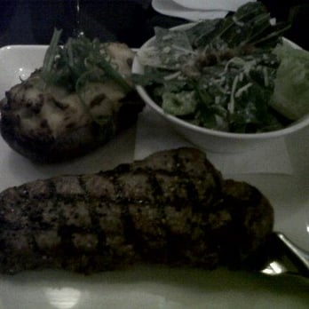 Moxies Fairview Mall Restaurant - NY Strip, stuffed baked potato and caesar salad - Canadian (New) Near Me - North York, Ontario Moxies Fairview Mall Restaurant - NY Strip, stuffed baked potato and caesar salad - Canadian (New) Near Me - North York, Ontario