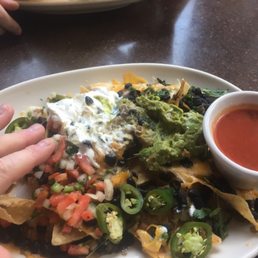 Nice n fresh n loaded nachos. Great service. Nice n fresh n loaded nachos. Great service.
