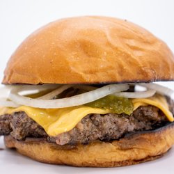 Outer Space Burger - The Quasar Burger

The ultimate burger for meat-lovers, this double quarter pounder comes with